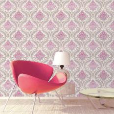 Combo 5m giấy dán tường hoa đằng hồng không cần sử dụng keo dán