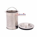 Combo bầu chặn rác và nắp đậy dành cho bồn rửa chén các hãng Sơn Hà, Tân Á, Tân Mỹ, Toàn Mỹ