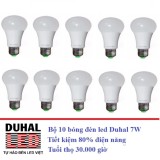 COMBO - BỘ 10 BÓNG ĐÈN LED DUHAL BNL507 7W E27 6000K (ÁNH SÁNG TRẮNG)
