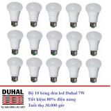 Combo - bộ 15 bóng đèn led duhal bnl507 7w e27 6000k