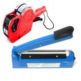 Combo máy hàn miệng túi nilong 30cm và máy bắn giá tiền loại lớn
