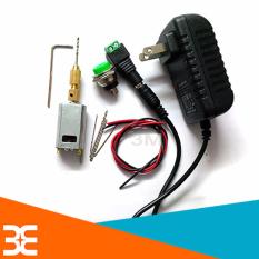 Combo máy khoan mini 180 5v siêu khỏe v2 ( 01 đ.cơ 180, 01 nguồn 5v-2a, 01 đầu kẹp 2015, 01 nối nguồn cái, 01 đề sắt to, 02 đoạn dây đỏ-đen, mũi khoan 0.8-1.0-1.2-1.5mm x2 chiếc )