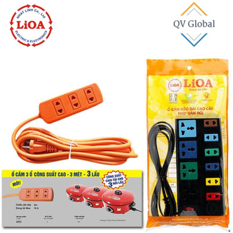 Bảng giá Mua Combo ổ cắm LIOA 10 ổ cắm 4D6S32 - Ổ cắm LIOA chịu tải 3 nồi lẩu S3TC