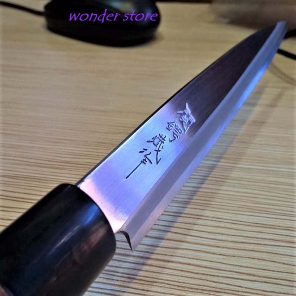 Dao làm bếp tiêu chuẩn Nhật Bản cao cấp Dao bếp Aogami Sashimi lưỡi 140mm