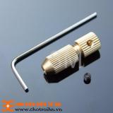 ĐẦU KẸP MŨI KHOAN 3215 0.8-1.5mm TRỤC Ø3.2mm Tặng Lục Giác Bắt Ốc Tiện Dụng