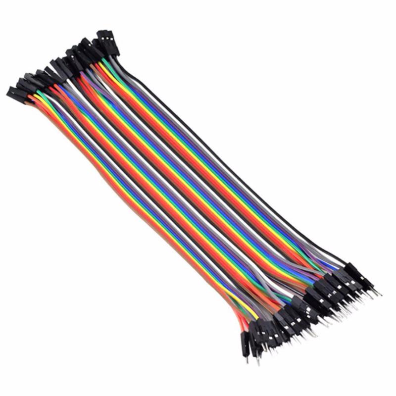 Bảng giá Mua Dây Cắm Test Board Đực Cái 20cm (40 sợi)