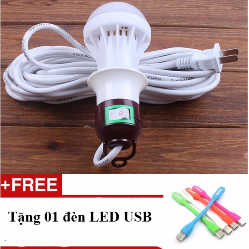 Bảng giá Mua Dây và bóng đèn Led 10m chiều dài dây + 01 đèn Led USB