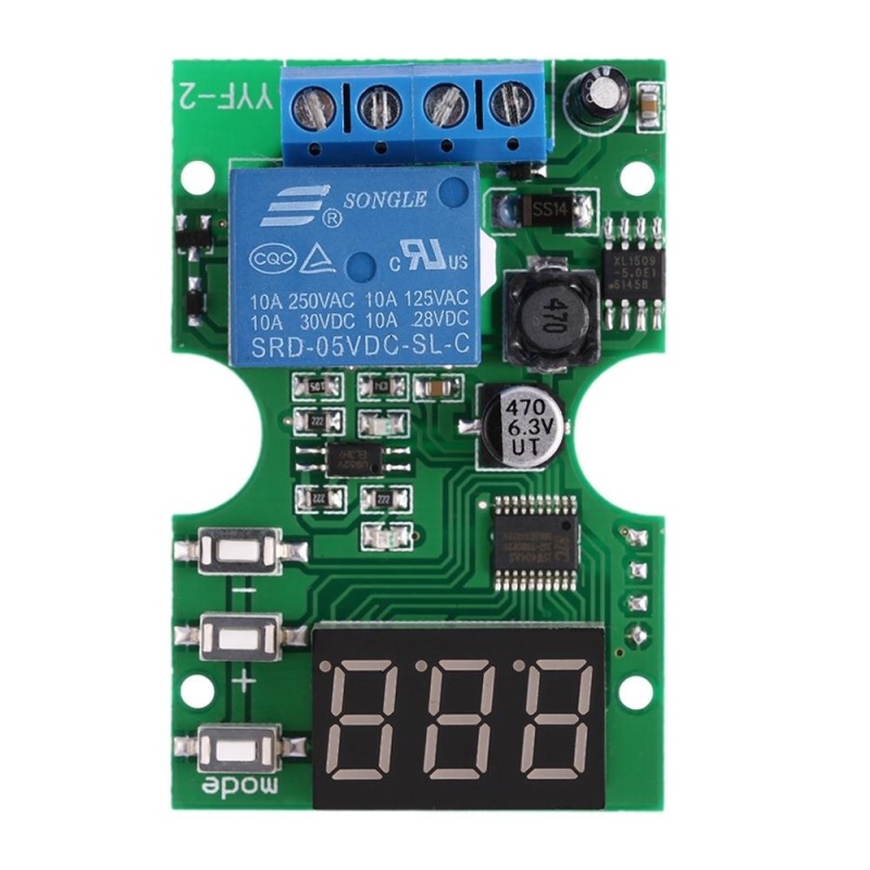 Bảng giá Mua DC6-30V Voltage Test Module Voltage Meter Relay Output Control Delay Switch for Battery Charging/Discharging - intl