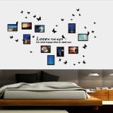 Decal Dán Tường Khung Ảnh và Bướm