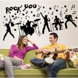 Decal dán tường rock music sk9013