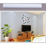 Cuộn 5m decal giấy dán tường sọc xanh nhỏ khổ 45cm keo sẵn