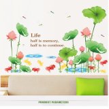 Decal trang trí dán tường hình hoa sen AM9227