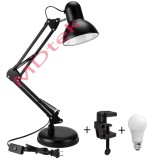 Đèn bàn học tập, làm việc có chân kẹp bàn tiện lợi pixar mt-322 + tặng 1 bóng led 7w vàng