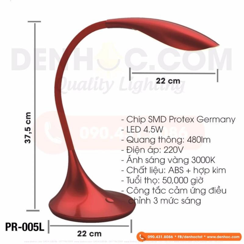 Bảng giá Mua Đèn bàn LED PROTEX cao cấp PR-005L RED