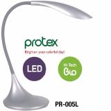 Đèn bàn led protex cao cấp pr-005l silver