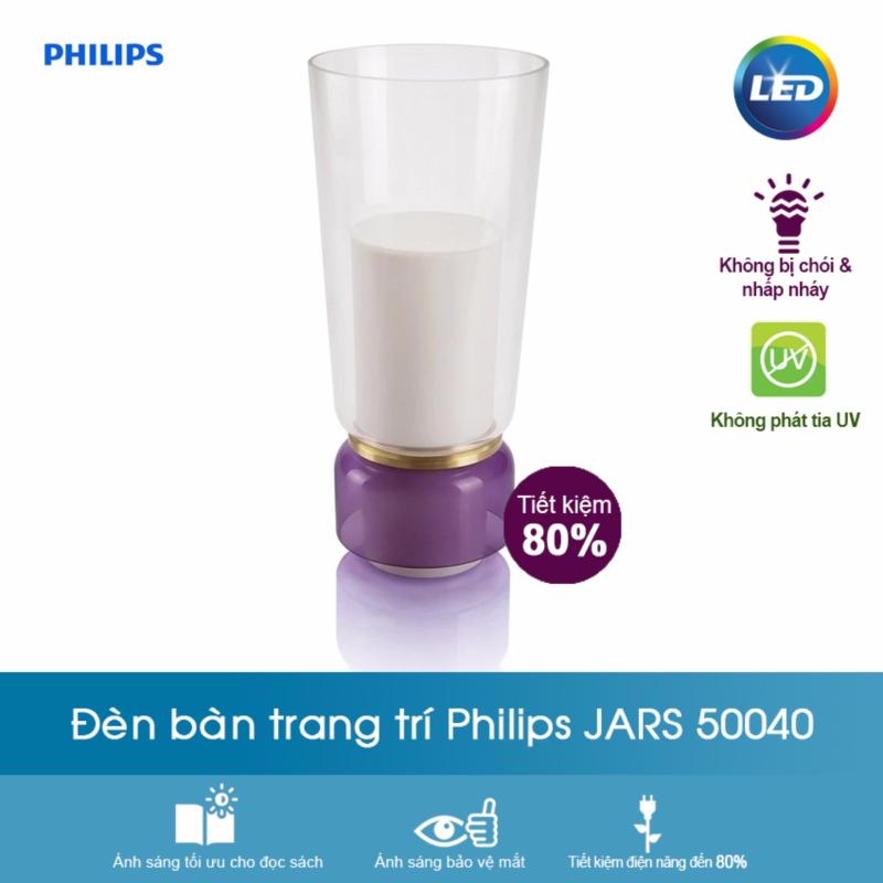 Bảng giá Đèn bàn Philips Jars 1x15W 230V (Tím)