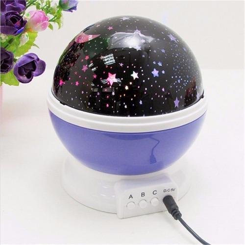 Đèn chiếu sao bầu trời xoay 360 độ
