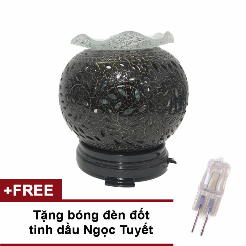 Bảng giá Mua Đèn để bàn gốm đen xông tinh dầu
