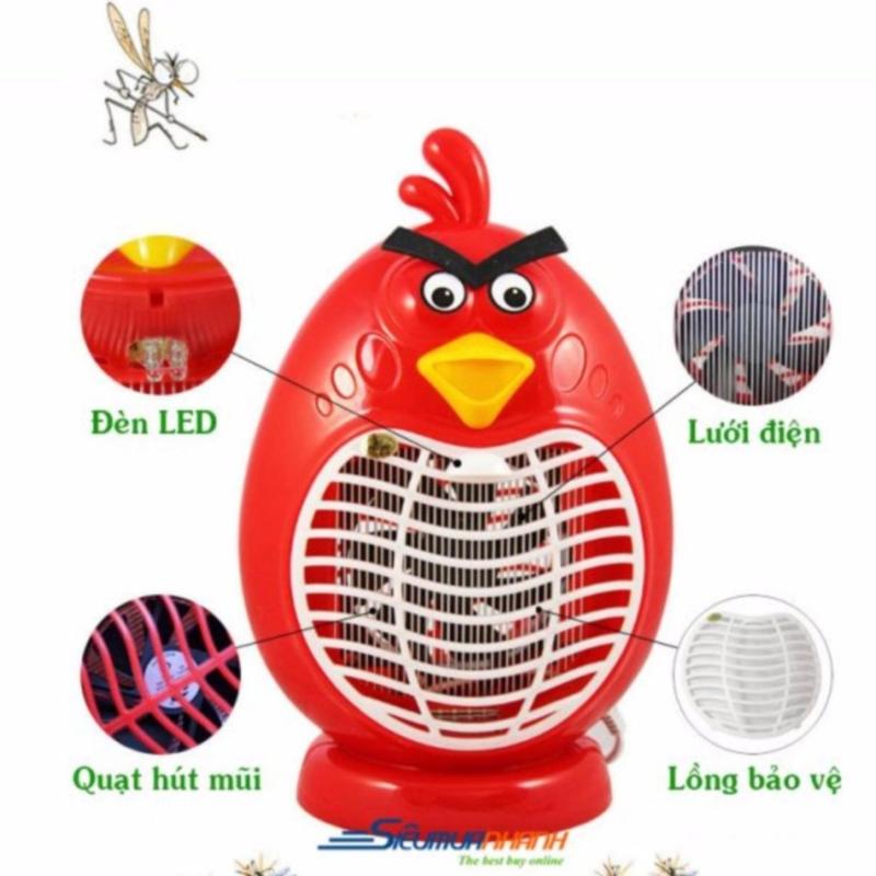 Đèn diệt muỗi cao cấp Hình Angry Bird kiêm đèn ngủ tiện ích (Đỏ)