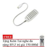Đèn học 28 bóng +tặng tai nghe byz s389