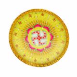 [NTT] Đèn led hào quang trang trí bàn thờ chữ Vạn 25cm (Vàng)