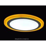 Đèn led nổi ốp trần 24w tròn 2 màu 3 chế độ ánh sáng trắng vàng