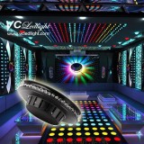 Đèn led vũ trường đĩa xoay cảm ứng theo nhạc