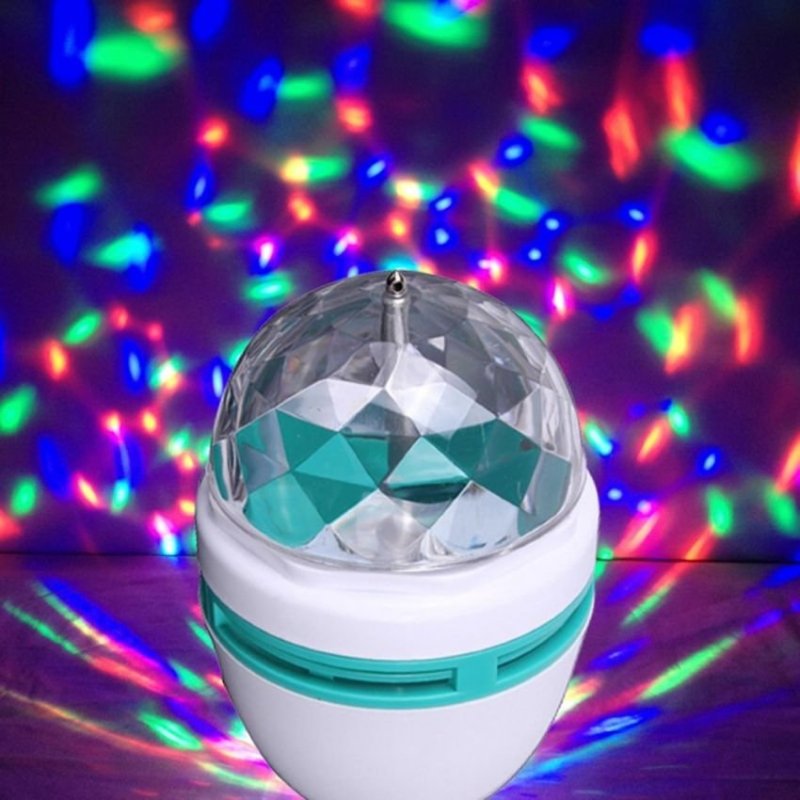 Bảng giá Mua Đèn led vũ trường xoay 7 màu - Bx Electronics (Trắng).
