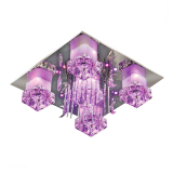 Đèn mâm trang trí ốp trần đổi màu Netviet NC 8375 led