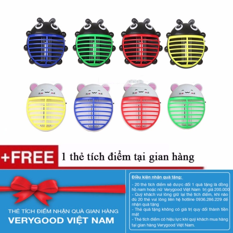 Bảng giá Đèn ngủ bắt muỗi hình thú mini + Tặng kèm 1 thẻ tích điểm Verygood