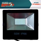 Đèn Pha Led siêu mỏng, siêu sáng IP66 - 50W (Ánh Sáng Trắng)