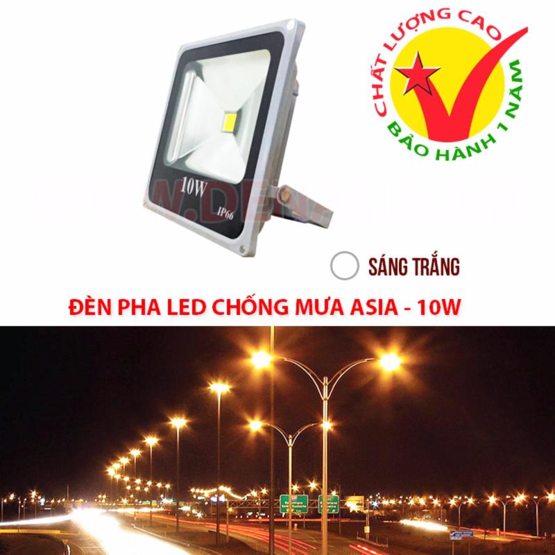 Bảng giá Đèn pha LED siêu sáng, chống mưa IP66 ASIA Lighting 10W