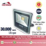 Đèn pha led siêu sáng kenno chống nước ip66 20w as vàng