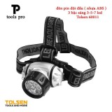 Đèn pin đội đầu 7 led tolsen 60011