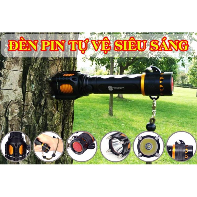 Bảng giá Đèn pin siêu sáng sạc điện T6P (Đen)