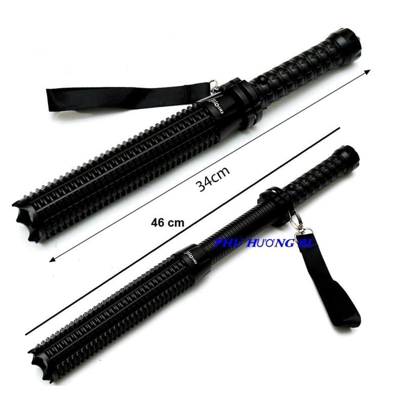 Bảng giá Mua Đèn pin tự vệ gậy hình dùi cui CO RÚT đầu gai