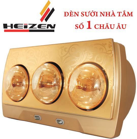 Đèn sưởi nhà tắm heizen 3 bóng he-3b 825w
