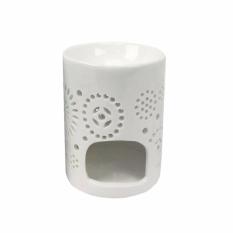 Đèn tinh dầu sứ trắng ubl dh0452