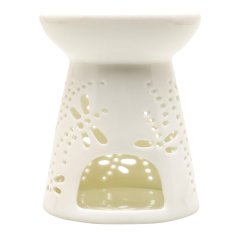 Đèn tinh dầu sứ trắng ubl dh0452