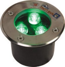 Đèn trang trí âm hồ nước Netviet Led xanh 3W NA 01