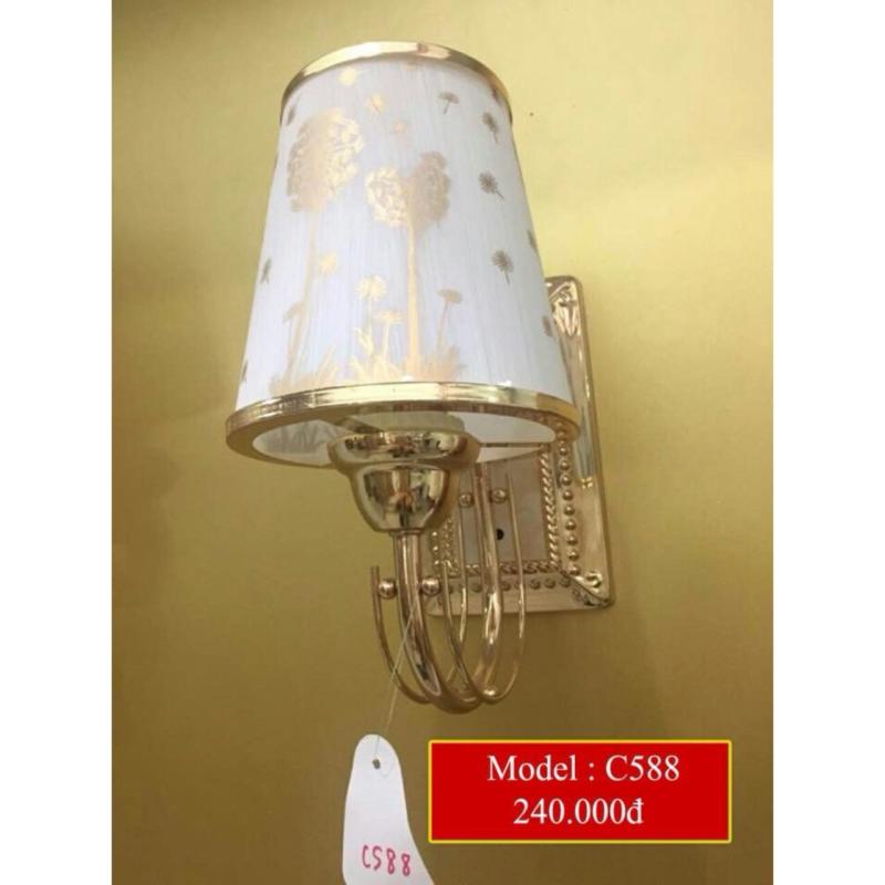 Bảng giá Đèn tường trang trí chao thủy tinh C588