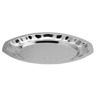 Đĩa hột xoàn inox cao cấp 35cm(Bạc)