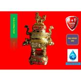 Đỉnh Lư Hương  Đào Đa Pha 4DP đồng Phú Cường Phát -Lư Hương cao 61cm nặng 17kg - Đồ thờ phụng cao cấp bằng đồng thau Việt Nam