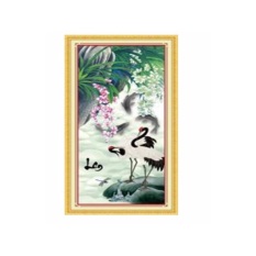 Dlh-222843-tranh thêu bộ tứ lan 41x85