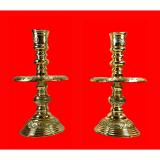 Đôi Chân Nến Vĩnh Tiến 1VT- Cao 26cm nặng 2,6kg - Đồ thờ phụng cao cấp bằng đồng liên doanh Đài Loan