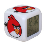 Đồng hồ báo thức 7 màu Angry Bird
