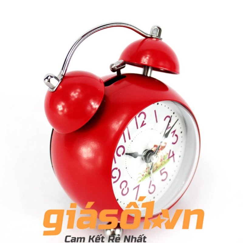 Nơi bán Đông hồ báo thức Clock - 6058 (Đỏ dưa hấu)