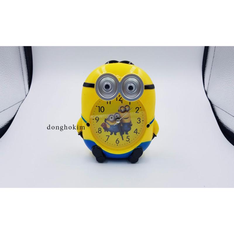 Nơi bán Đồng hồ báo thức mặt Minion dễ thương, đồng hồ báo thức chất lượng màu vàng