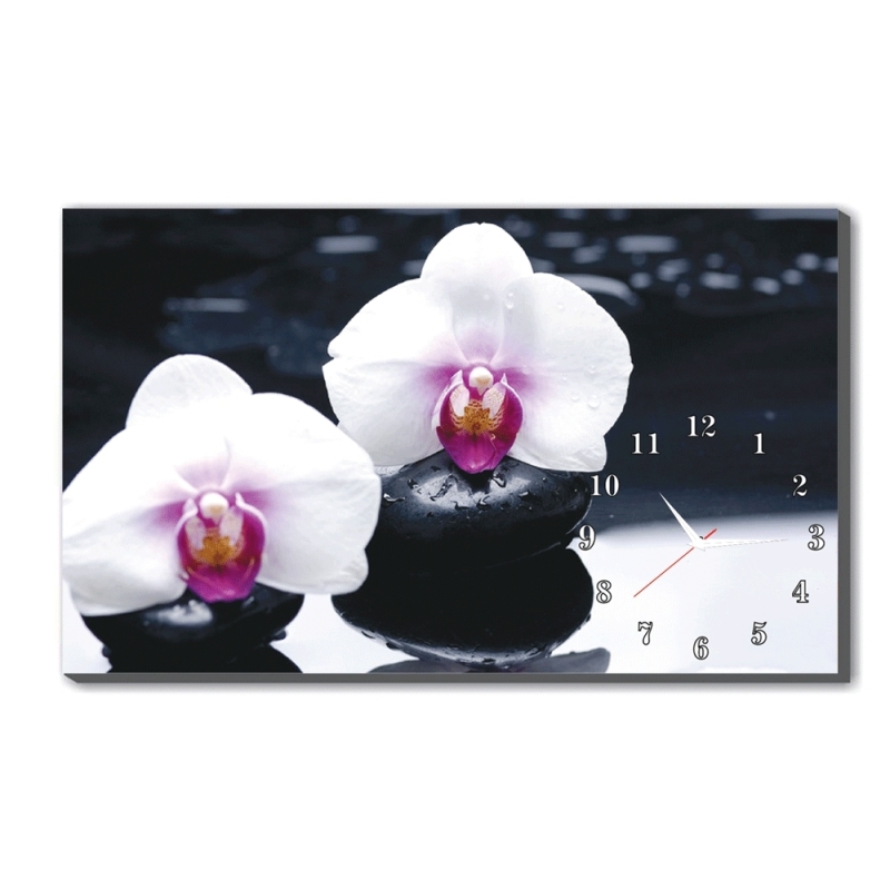 Nơi bán Đồng hồ để bàn Hoa Lan Trắng Dyvina B1525-23