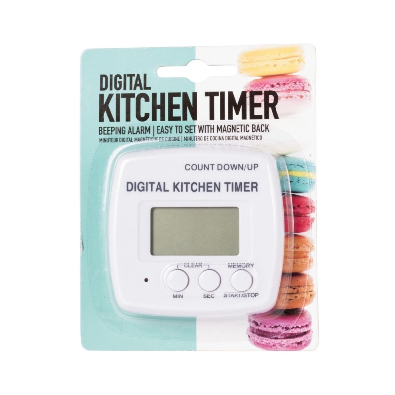 Giá bán Đồng hồ điện tử canh thời gian chế biến thực phẩm có nam châm UBL KA0188 (Trắng)